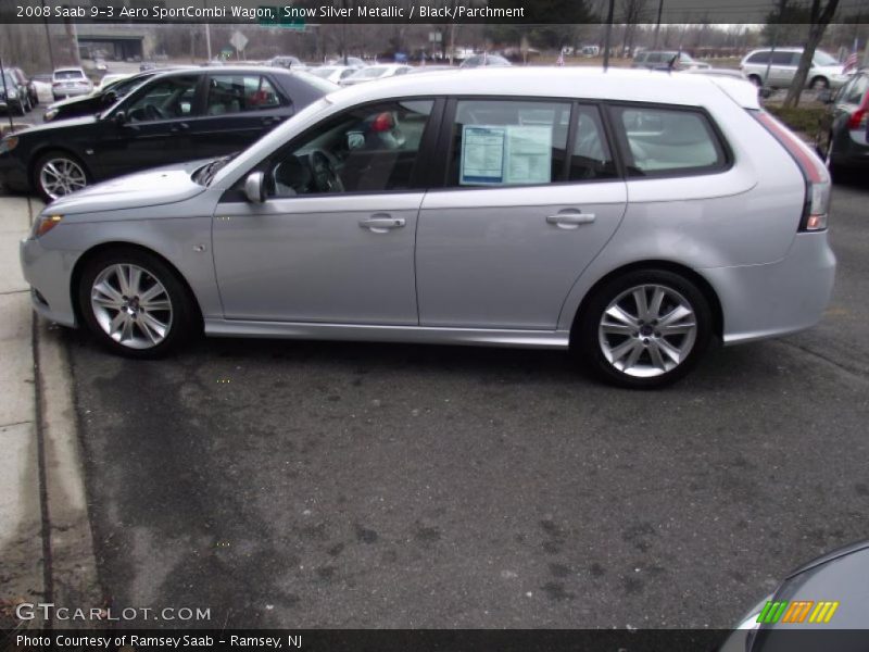  2008 9-3 Aero SportCombi Wagon Snow Silver Metallic