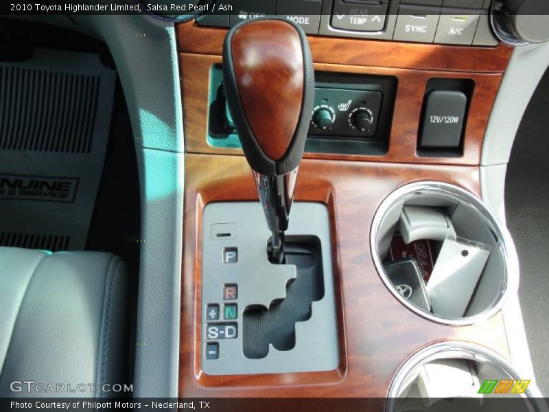  2010 Highlander Limited 5 Speed ECT-i Automatic Shifter