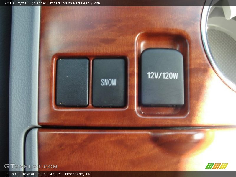 Controls of 2010 Highlander Limited