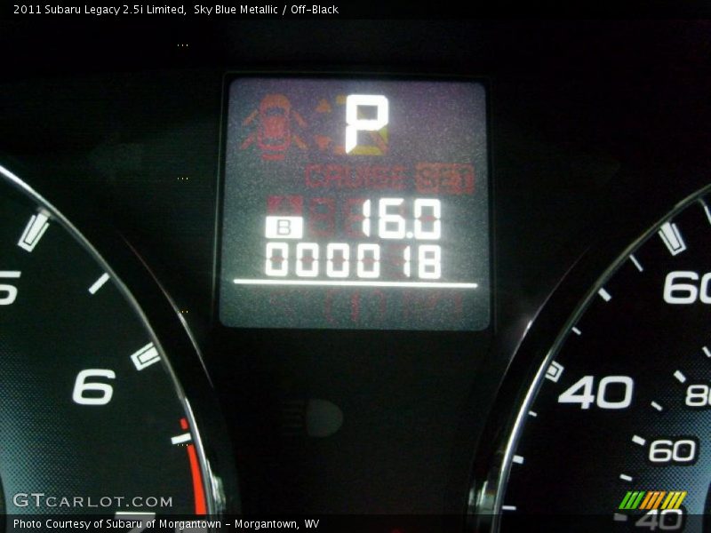 Sky Blue Metallic / Off-Black 2011 Subaru Legacy 2.5i Limited