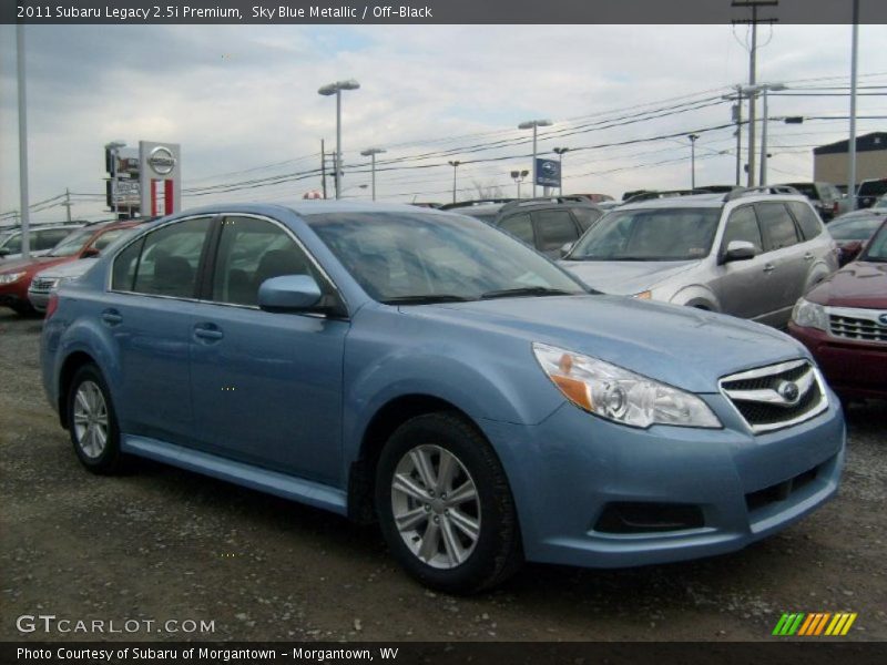 Sky Blue Metallic / Off-Black 2011 Subaru Legacy 2.5i Premium