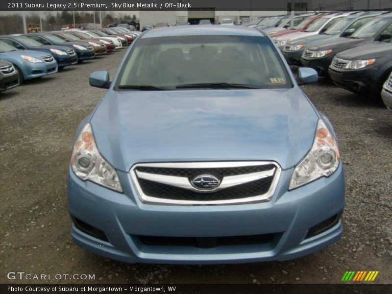 Sky Blue Metallic / Off-Black 2011 Subaru Legacy 2.5i Premium