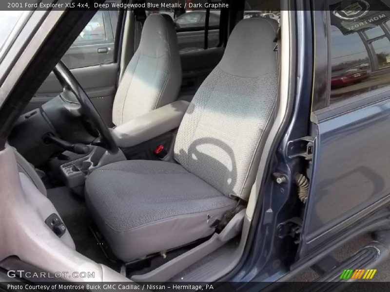 Deep Wedgewood Blue Metallic / Dark Graphite 2001 Ford Explorer XLS 4x4