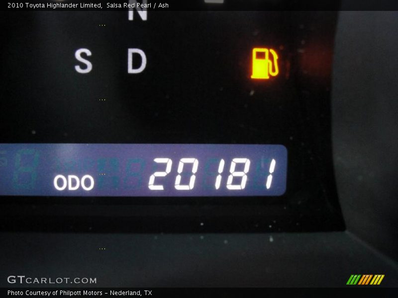 Salsa Red Pearl / Ash 2010 Toyota Highlander Limited