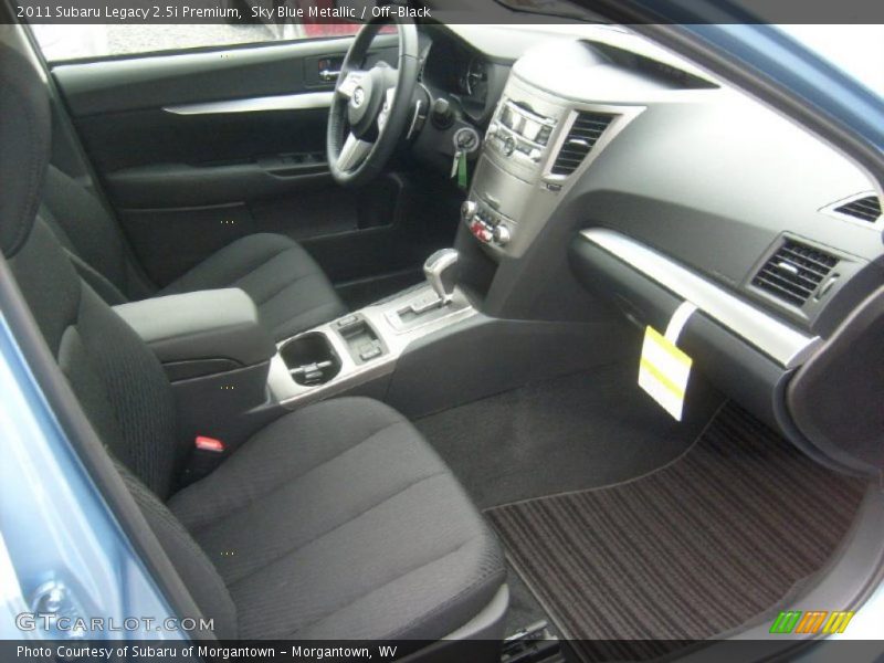 Sky Blue Metallic / Off-Black 2011 Subaru Legacy 2.5i Premium