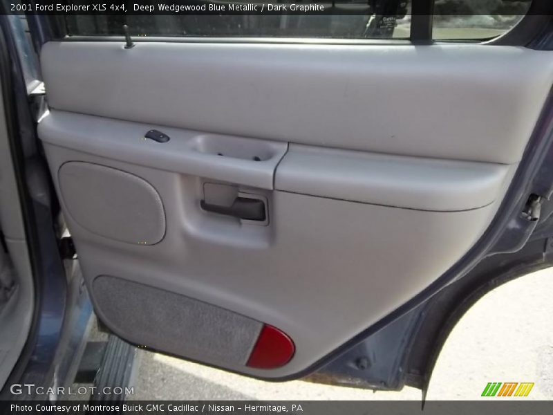 Deep Wedgewood Blue Metallic / Dark Graphite 2001 Ford Explorer XLS 4x4