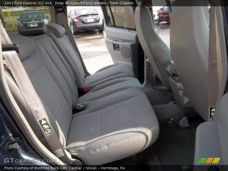 Deep Wedgewood Blue Metallic / Dark Graphite 2001 Ford Explorer XLS 4x4
