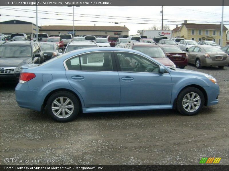 Sky Blue Metallic / Off-Black 2011 Subaru Legacy 2.5i Premium