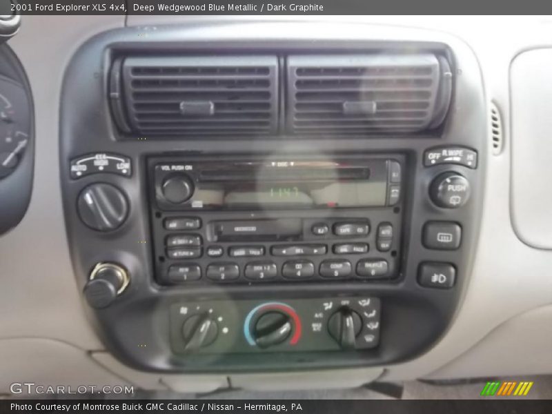 Deep Wedgewood Blue Metallic / Dark Graphite 2001 Ford Explorer XLS 4x4