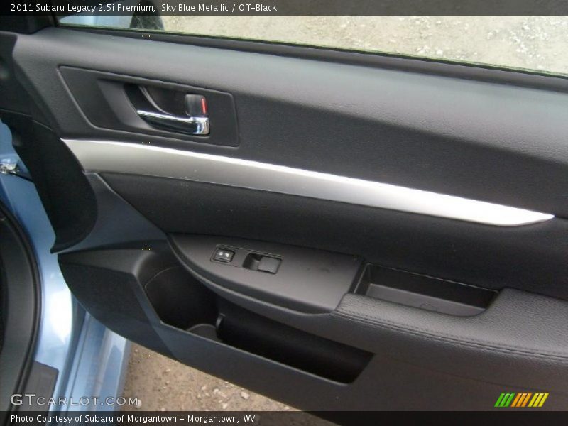 Sky Blue Metallic / Off-Black 2011 Subaru Legacy 2.5i Premium