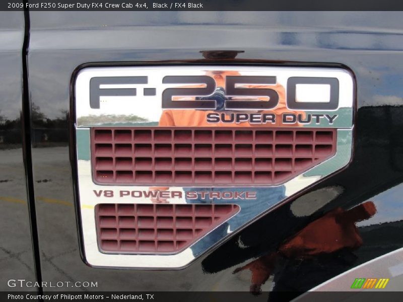 Black / FX4 Black 2009 Ford F250 Super Duty FX4 Crew Cab 4x4