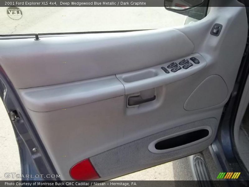 Deep Wedgewood Blue Metallic / Dark Graphite 2001 Ford Explorer XLS 4x4