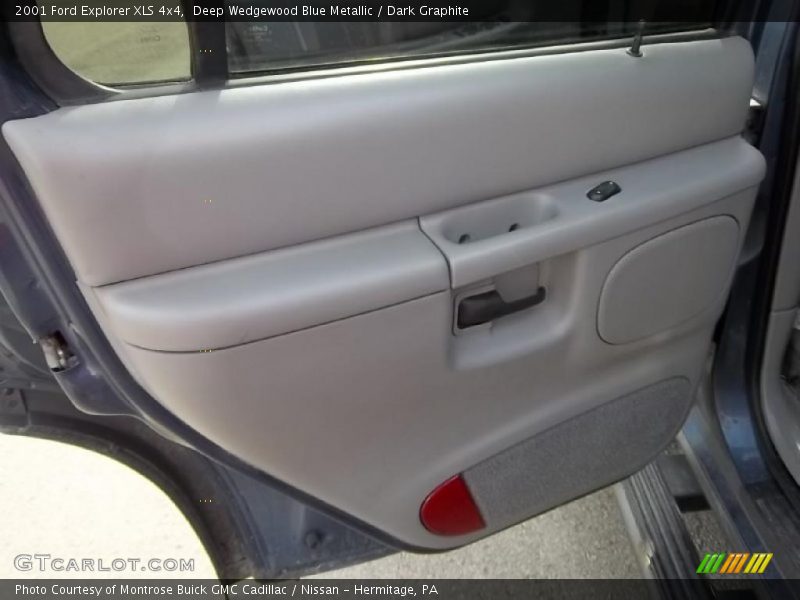 Deep Wedgewood Blue Metallic / Dark Graphite 2001 Ford Explorer XLS 4x4