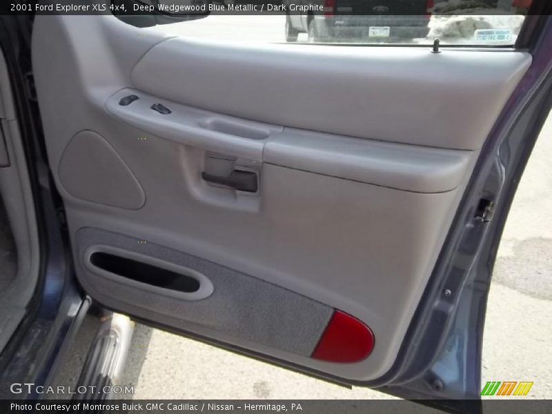 Deep Wedgewood Blue Metallic / Dark Graphite 2001 Ford Explorer XLS 4x4