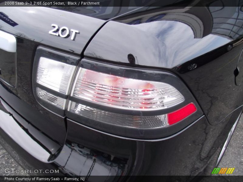 Black / Parchment 2008 Saab 9-3 2.0T Sport Sedan