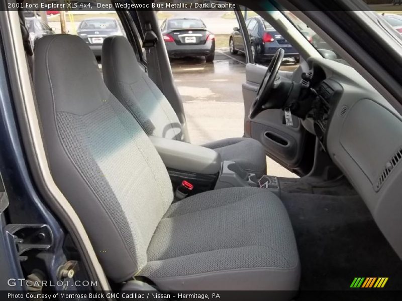 Deep Wedgewood Blue Metallic / Dark Graphite 2001 Ford Explorer XLS 4x4