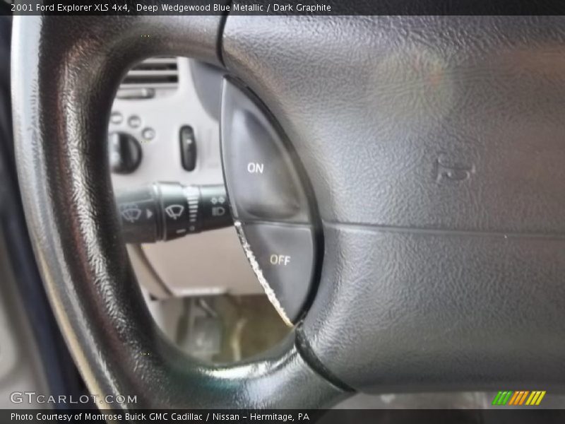 Deep Wedgewood Blue Metallic / Dark Graphite 2001 Ford Explorer XLS 4x4