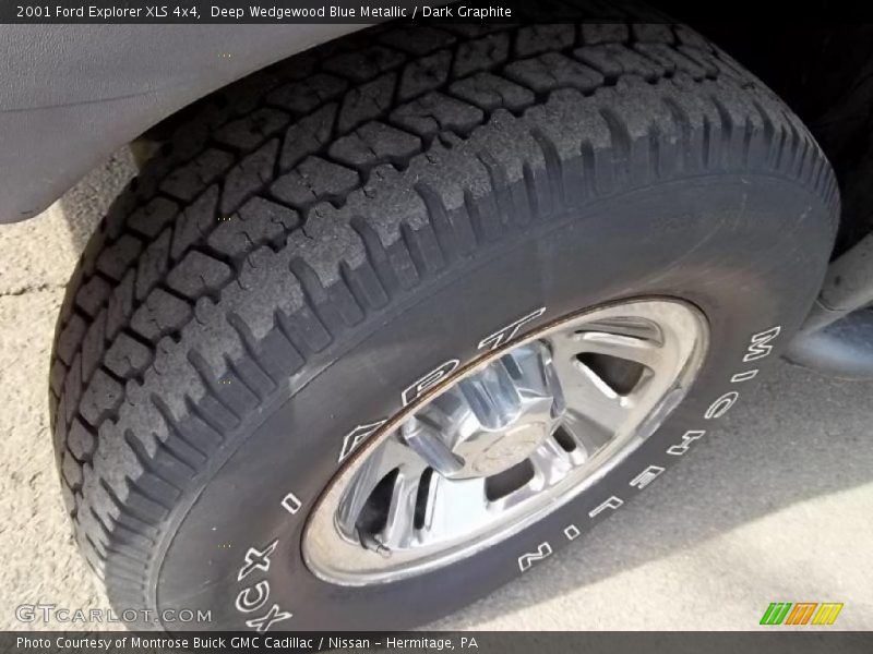 Deep Wedgewood Blue Metallic / Dark Graphite 2001 Ford Explorer XLS 4x4