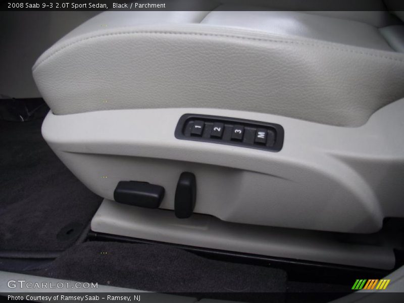 Black / Parchment 2008 Saab 9-3 2.0T Sport Sedan