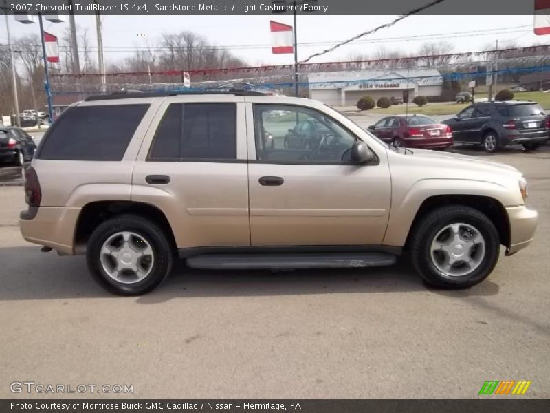 Sandstone Metallic / Light Cashmere/Ebony 2007 Chevrolet TrailBlazer LS 4x4