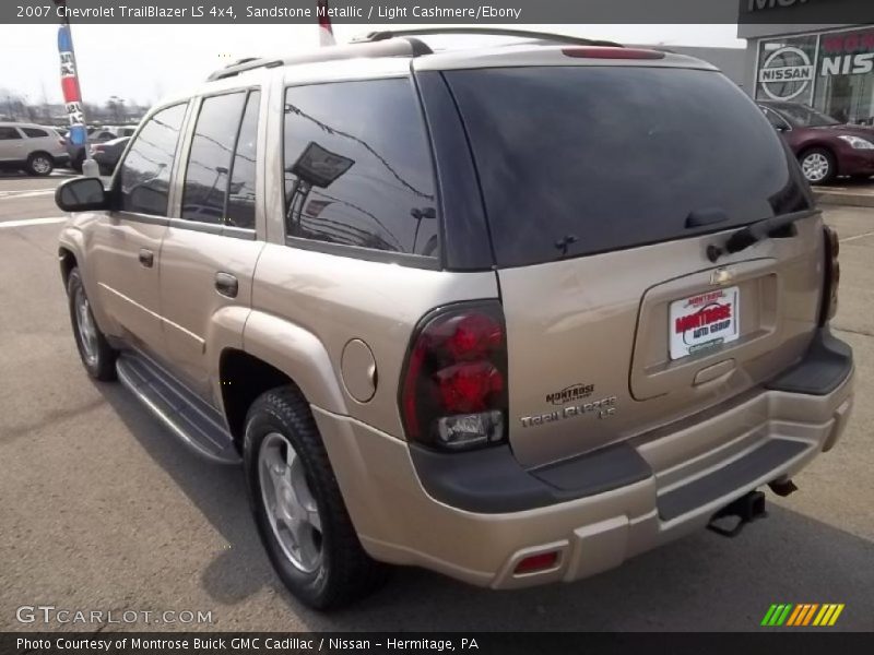 Sandstone Metallic / Light Cashmere/Ebony 2007 Chevrolet TrailBlazer LS 4x4