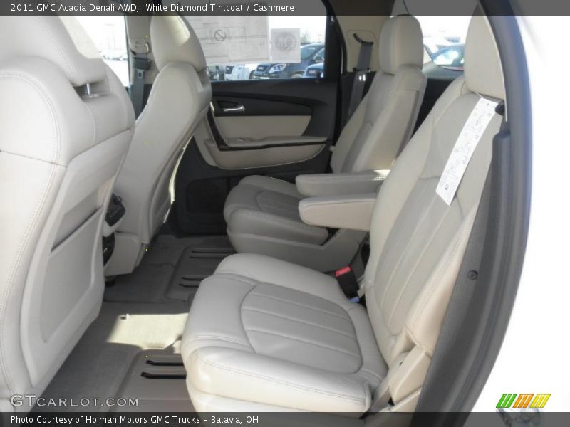 White Diamond Tintcoat / Cashmere 2011 GMC Acadia Denali AWD