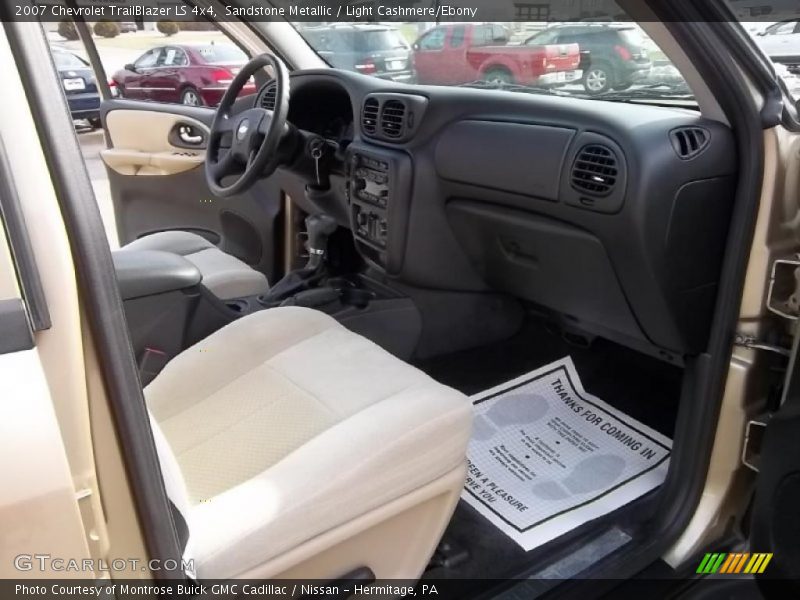 Sandstone Metallic / Light Cashmere/Ebony 2007 Chevrolet TrailBlazer LS 4x4
