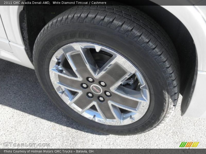 White Diamond Tintcoat / Cashmere 2011 GMC Acadia Denali AWD