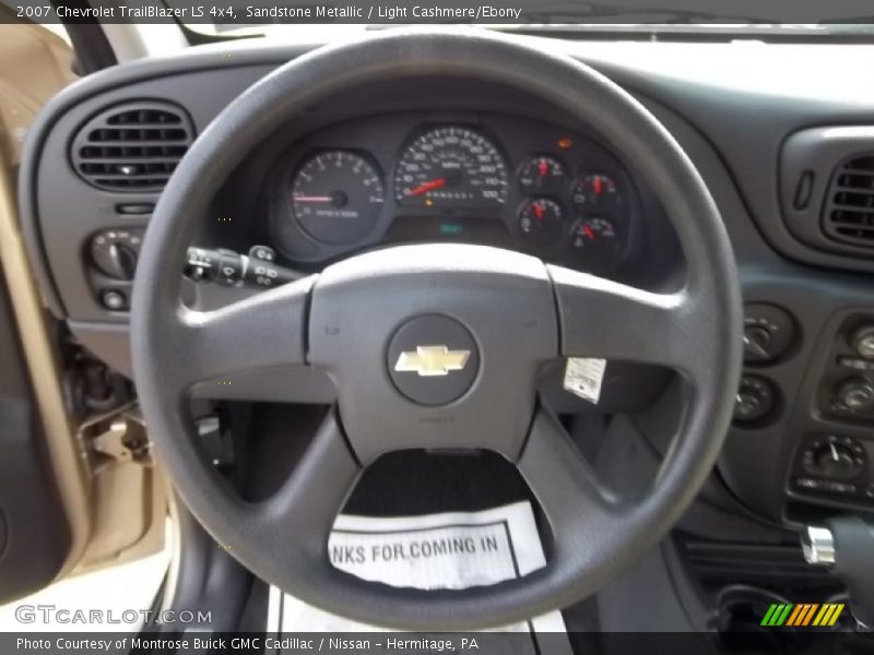 Sandstone Metallic / Light Cashmere/Ebony 2007 Chevrolet TrailBlazer LS 4x4