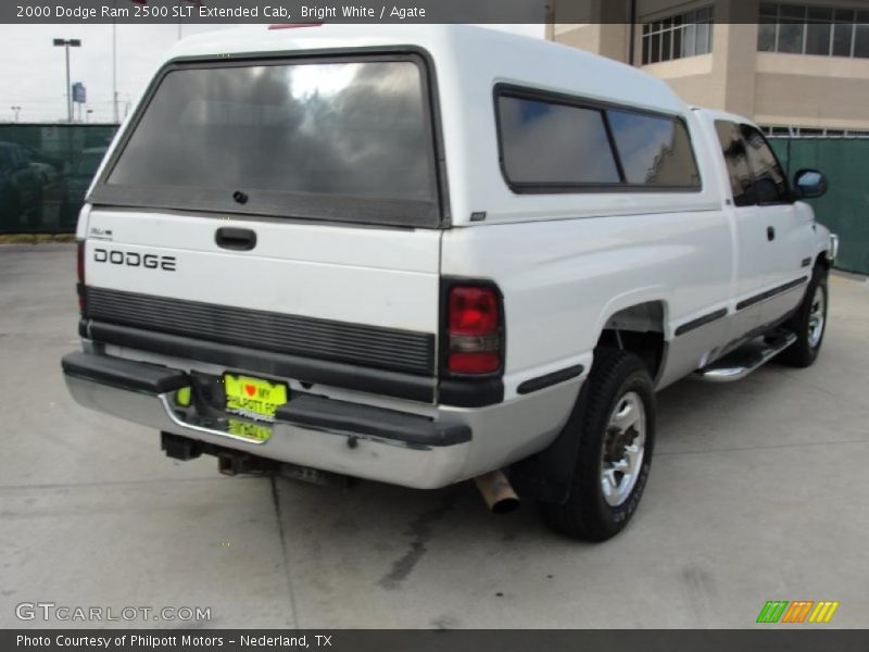 Bright White / Agate 2000 Dodge Ram 2500 SLT Extended Cab
