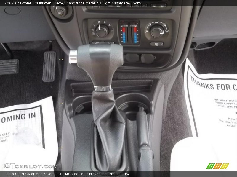 Sandstone Metallic / Light Cashmere/Ebony 2007 Chevrolet TrailBlazer LS 4x4