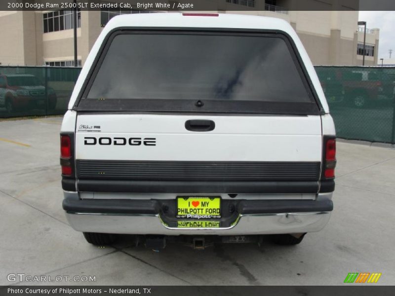 Bright White / Agate 2000 Dodge Ram 2500 SLT Extended Cab