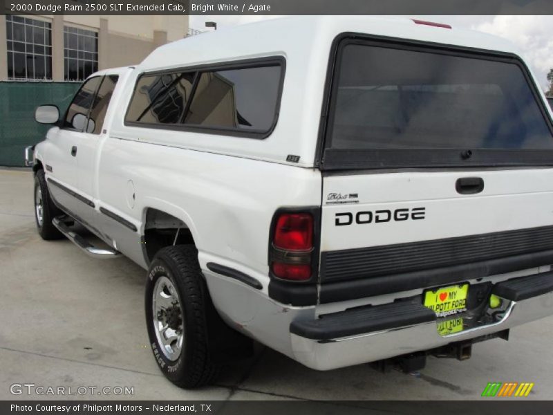 Bright White / Agate 2000 Dodge Ram 2500 SLT Extended Cab