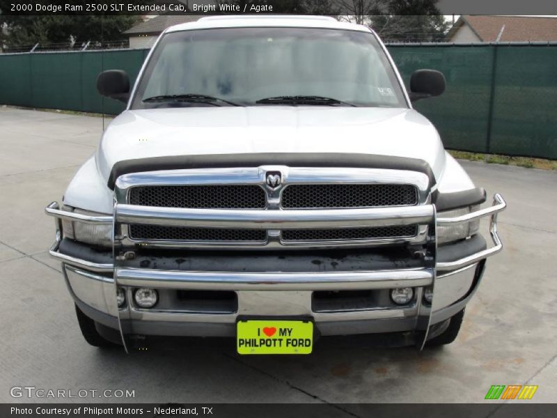 Bright White / Agate 2000 Dodge Ram 2500 SLT Extended Cab