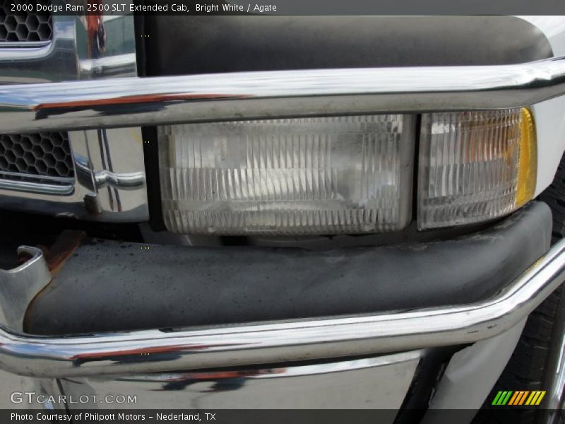 Bright White / Agate 2000 Dodge Ram 2500 SLT Extended Cab