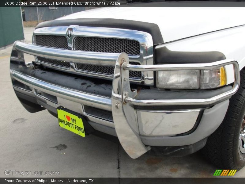 Bright White / Agate 2000 Dodge Ram 2500 SLT Extended Cab