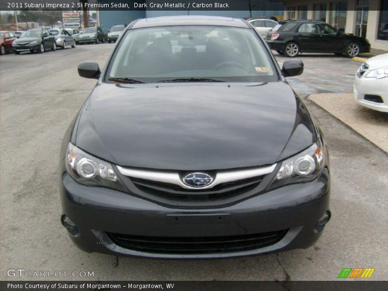 Dark Gray Metallic / Carbon Black 2011 Subaru Impreza 2.5i Premium Sedan