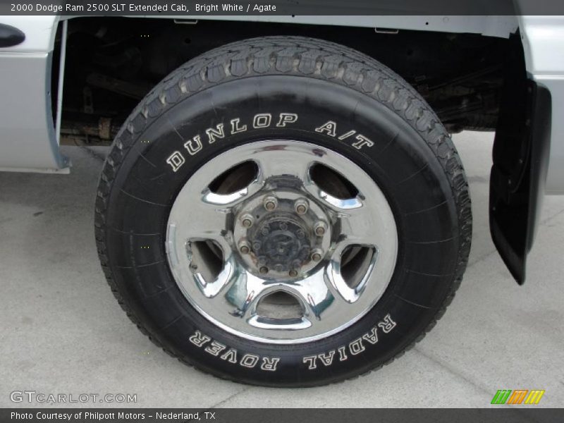 Bright White / Agate 2000 Dodge Ram 2500 SLT Extended Cab