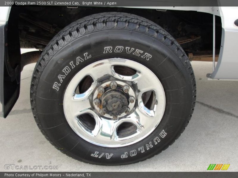 Bright White / Agate 2000 Dodge Ram 2500 SLT Extended Cab