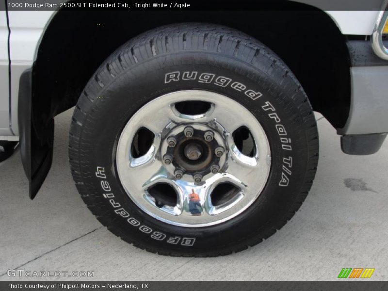 Bright White / Agate 2000 Dodge Ram 2500 SLT Extended Cab