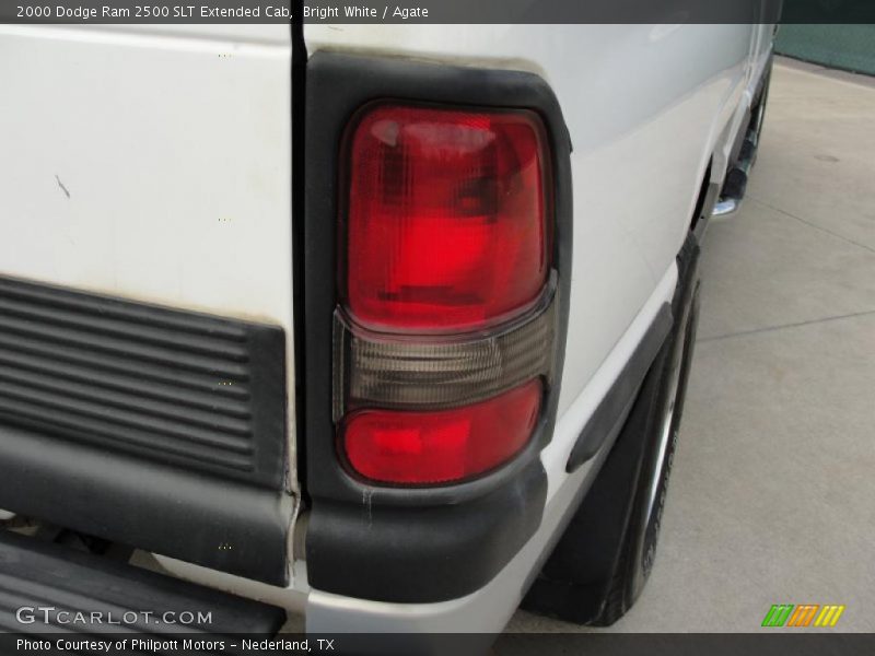 Bright White / Agate 2000 Dodge Ram 2500 SLT Extended Cab