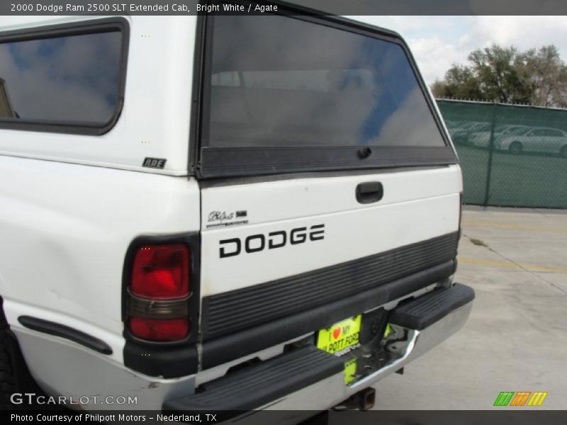 Bright White / Agate 2000 Dodge Ram 2500 SLT Extended Cab