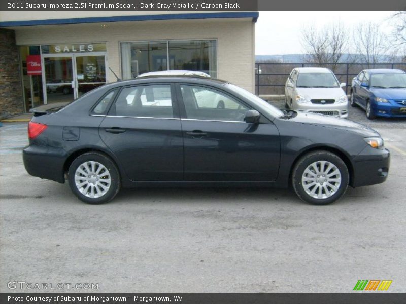 Dark Gray Metallic / Carbon Black 2011 Subaru Impreza 2.5i Premium Sedan