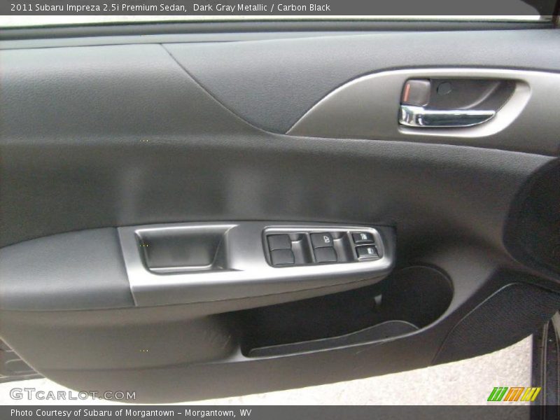 Dark Gray Metallic / Carbon Black 2011 Subaru Impreza 2.5i Premium Sedan