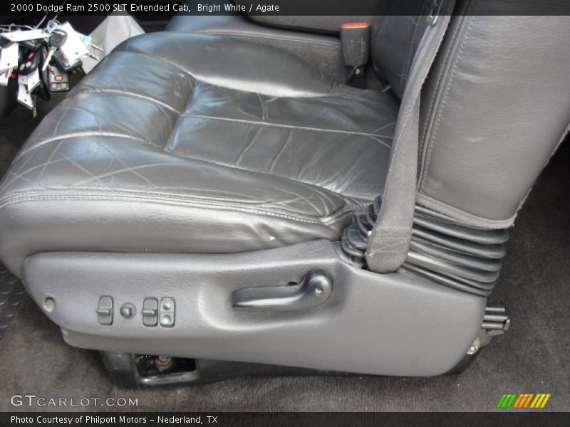 Bright White / Agate 2000 Dodge Ram 2500 SLT Extended Cab