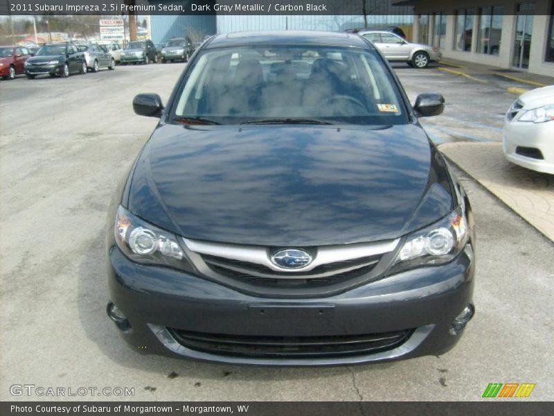 Dark Gray Metallic / Carbon Black 2011 Subaru Impreza 2.5i Premium Sedan