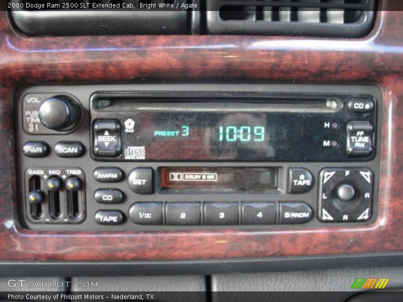 Controls of 2000 Ram 2500 SLT Extended Cab