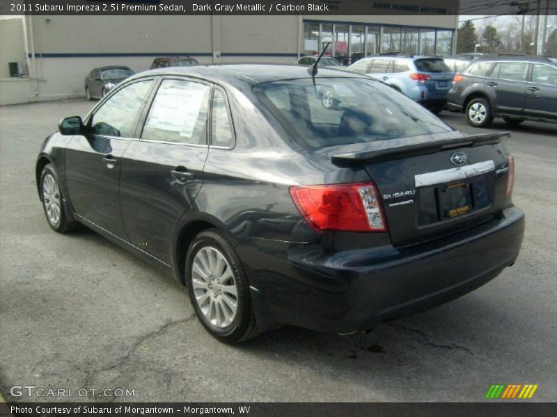  2011 Impreza 2.5i Premium Sedan Dark Gray Metallic