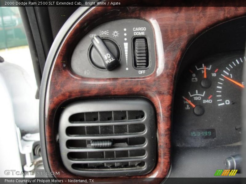 Bright White / Agate 2000 Dodge Ram 2500 SLT Extended Cab