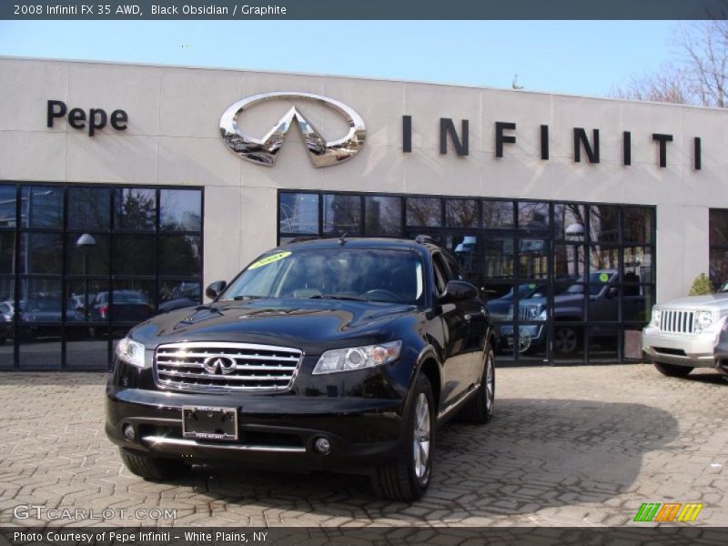 Black Obsidian / Graphite 2008 Infiniti FX 35 AWD